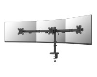 Neomounts DS60-600BL3 Brazo de monitor 10-27" - Quick-fix - Tope-a-180°