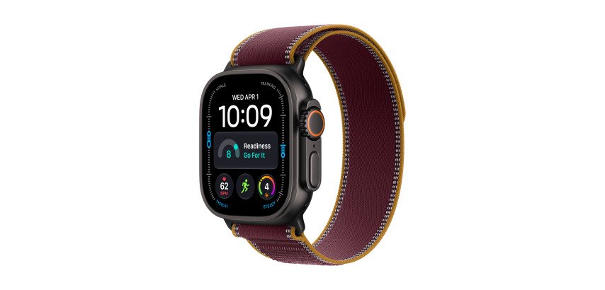 Apple Watch Ultra 4 OLED 49 mm Numérique 422 x 514 pixels Écran tactile 5G Noir Wifi GPS (satellite)