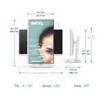 Pantalla monitor para PC 8,6 cm 27" 2560 x 1440 BenQ GW2790QT Pixeles Quad HD LED Blanco