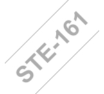 Cassette à ruban pochoir STe-161, 36 mm x 3,0 m