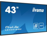 iiyama PROLITE LE4341S-B2 Écran plat de signalisation numérique 108 cm (42.5") LCD 350 cd/m² Full HD Noir 18/7