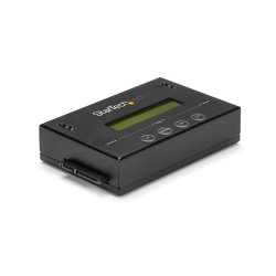 StarTech.com Clonador y Borrador Autónomo 1:1 para Discos Duros SSDs SATA - con Pantalla LCD - TAA - Independiente del Sistema Operativo