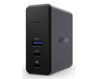 Lenovo X9 Charging GaN Dock Avec fil USB 3.2 Gen 2 (3.1 Gen 2) Type-C Gris