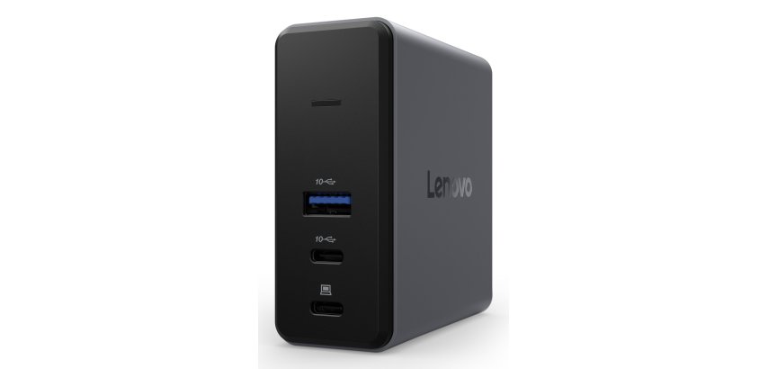 Lenovo X9 Charging GaN Dock Avec fil USB 3.2 Gen 2 (3.1 Gen 2) Type-C Gris