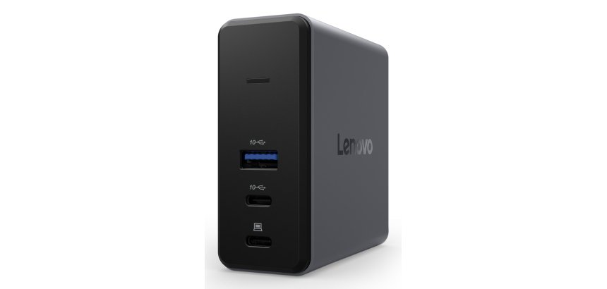 Lenovo X9 Charging GaN Dock Alámbrico USB 3.2 Gen 2 (3.1 Gen 2) Type-C Gris