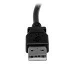 StarTech.com Câble USB 2.0 A vers USB B coudé à droite Mâle / Mâle pour imprimante noir - 2 m