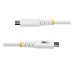 StarTech.com 2m USB-C Charging Cable, Durable and Ultra-Flexible, PD EPR 240W (5A), USB 2.0 Charging Cable for Laptop, USB-IF Certified, Robust USB-C Charging Cable - White