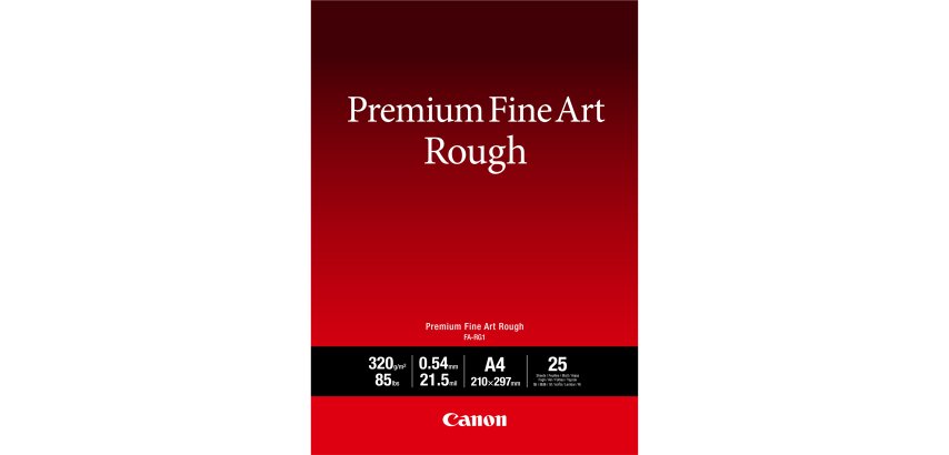 Canon Papier A4 beaux-arts texturé Premium FA-RG1, 25 feuilles