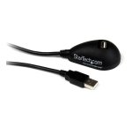StarTech.com Câble d'Extension Mâle/Femelle USB 2.0 de 1.50m - Prolongateur USB pour Bureau