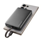 Intenso Powerbank MC10000 con cavo USB-C integrato e retro magnetico, 10.000 mAh, 20 Watt