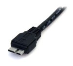 Cable 50cm USB 3.0 Super Speed SS Micro USB B Macho a USB A Macho Adaptador - Negro