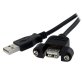 StarTech.com 91 cm lange, Paneel gemonteerde USB-kabel A naar A F/M