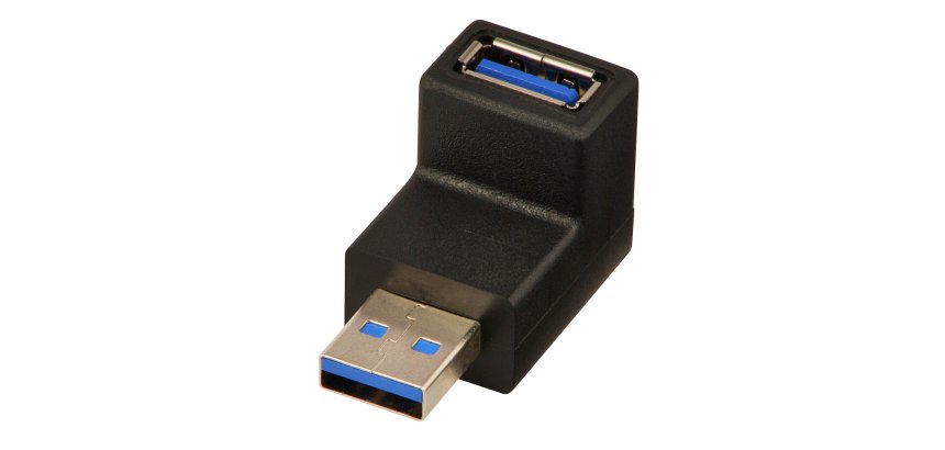 Lindy 71260 changeur de genre de câble USB A Noir