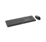 Philips 2000 series SPT6207B/19 clavier Souris incluse Universel USB AZERTY Français Noir