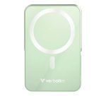 Verbatim Charge 'n' Go Magnetic Wireless Lithium Polymère (LiPo) 10000 mAh Recharge sans fil Vert