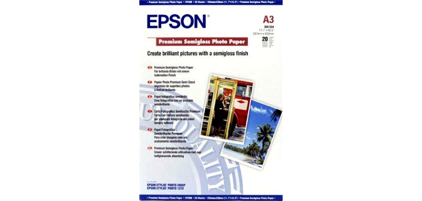 Epson Pap Photo Premium Semi Glacé A3 (20f./251g)