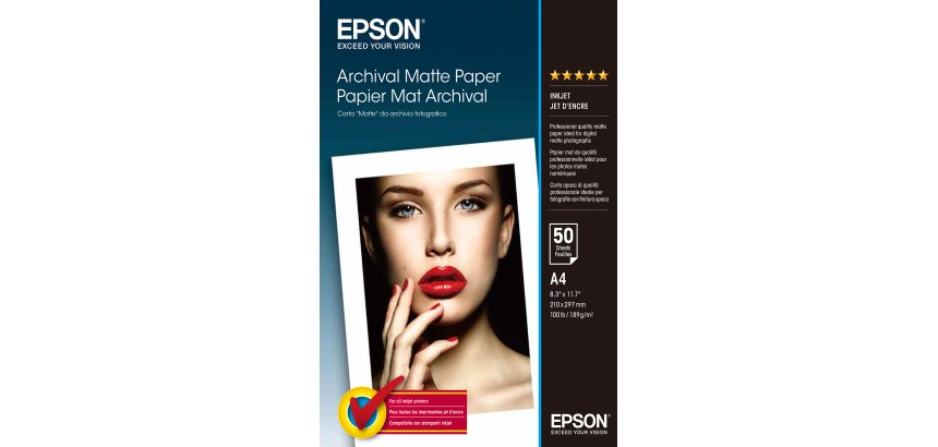 Epson Archival Matte Paper - A4 - 50 Feuilles