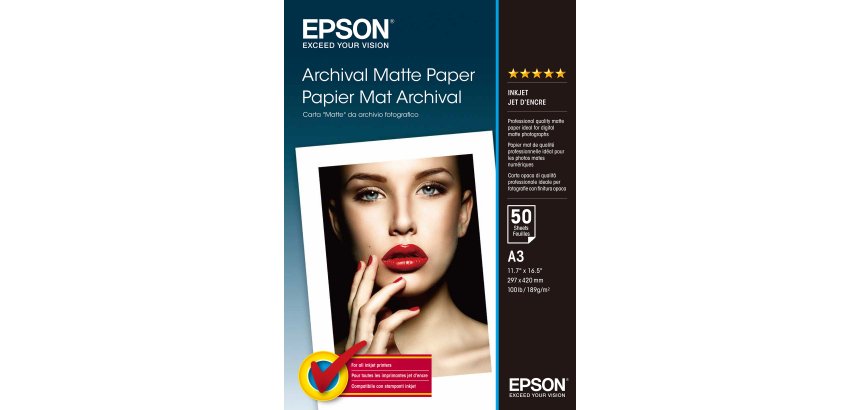 Epson Pap Mat Archival A3 (50f./189g)