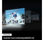 Samsung TV Crystal UHD 4K 43” UE43DU7170UXZT Smart TV Wi-Fi Black 2024, Processore Crystal 4K, 4K Upscaling, Slim Look Design, OTS Lite