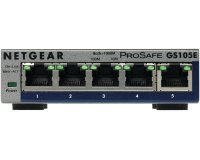 NETGEAR GS105E-200PES switch Gestionado L2/L3 Gigabit Ethernet (10/100/1000) Gris