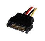 StarTech.com Cable de 30cm Adaptador de Alimentación SATA a LP4 - Hembra a Macho