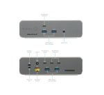 Targus DOCK230EUZ station d'accueil Avec fil Thunderbolt 5 Argent