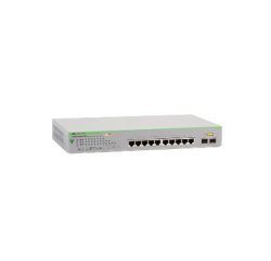 Allied Telesis GS950/10PS Gestionado Gigabit Ethernet (10/100/1000) Energía sobre Ethernet (PoE) Verde, Gris