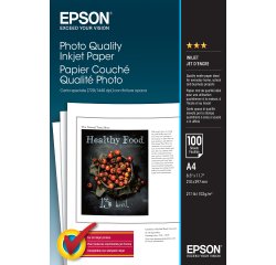 Epson Photo Quality Inkjet Paper - A4 - 100 Sheets