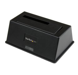 StarTech.com Station d'Accueil pour Disque Dur USB 3.0 à SATA à Baie Unique, Dock pour Disque Dur USB 3.0 (5 Gbps), Dock pour HDD/SSD Externe 2,5/3,5" SATA I/II/III, Baie pour Disque Dur à Chargement par le Haut