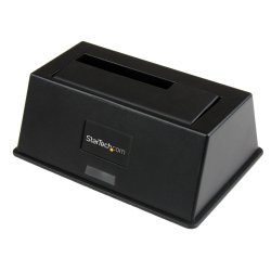 StarTech.com Station d'Accueil pour Disque Dur USB 3.0 à SATA à Baie Unique, Dock pour Disque Dur USB 3.0 (5 Gbps), Dock pour HDD/SSD Externe 2,5/3,5" SATA I/II/III, Baie pour Disque Dur à Chargement par le Haut