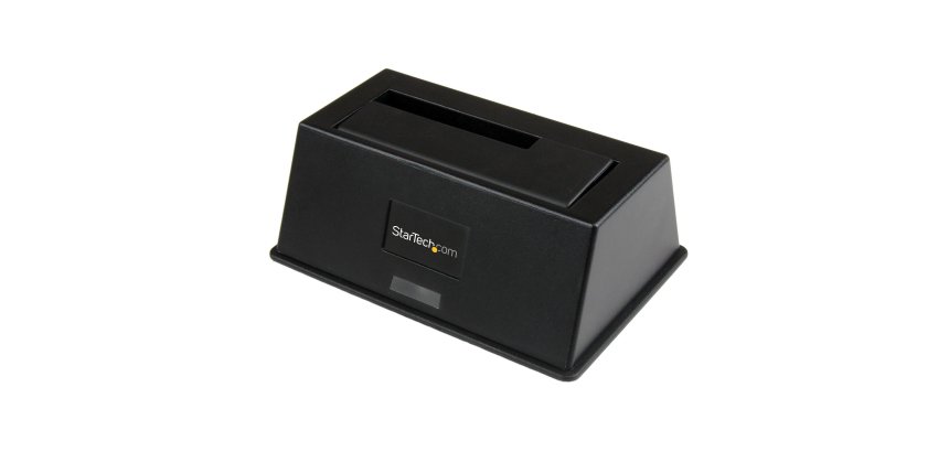 StarTech.com Station d'Accueil pour Disque Dur USB 3.0 à SATA à Baie Unique, Dock pour Disque Dur USB 3.0 (5 Gbps), Dock pour HDD/SSD Externe 2,5/3,5" SATA I/II/III, Baie pour Disque Dur à Chargement par le Haut