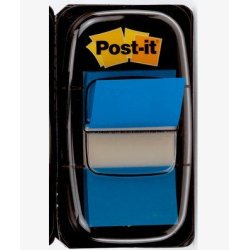 Set de 50 marque-pages souples, coloris Bleu