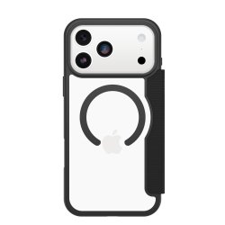 OtterBox React Folio MagSafe Apple iPhone 17 Pro Max Black Crystal - clear/black