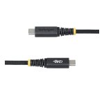 StarTech.com Câble de Charge USB-C de 2m, Durable et Ultra-Flexible, Verrouillage à Vis Latéral, PD EPR 240W (5A), Câble de Recharge USB 2.0 pour PC, Certifié USB-IF, Cordon USB-C Robuste