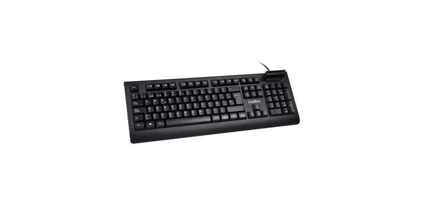 CoolBox TECLADO CON LECTOR DNIE V4