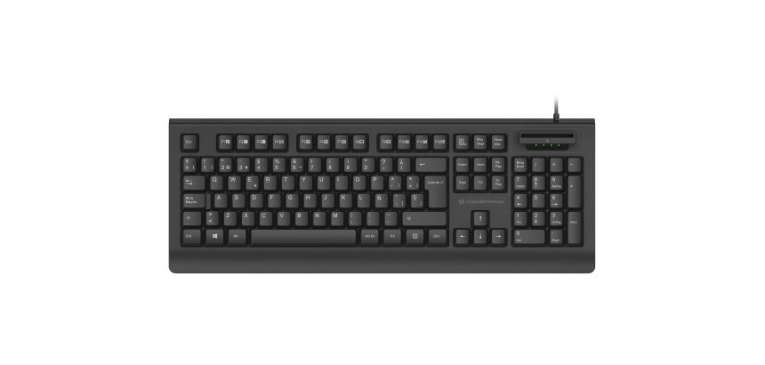 Conceptronic KAYNE01IT USB Keyboard with Smart ID Card Reader, Italian layout