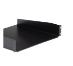 StarTech.com Étagère Rack Serveur 2U - Étagère Cantilever Universelle pour Armoire Rack d'Équipement Réseau 19" - Acier Haute Résistance - Poids Max 20kg - Profondeur de 40,6cm, Noir