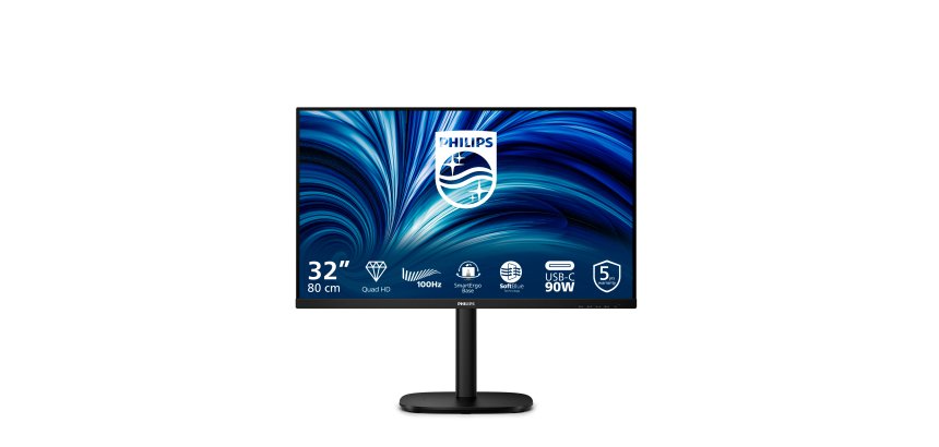Philips 32B2U3601/00 écran plat de PC 80 cm (31.5") 2560 x 1440 pixels Quad HD LCD Noir