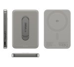 PanzerGlass empower™ by ® empower™ Bank w. Spin Stand | 5000mAh | Wireless Recharge Titanium