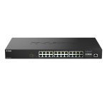 D-Link DMS-1250-28P/E commutateur réseau Géré L2 2.5G Ethernet (100/1000/2500) Connexion Ethernet, supportant l'alimentation via ce port (PoE) Noir