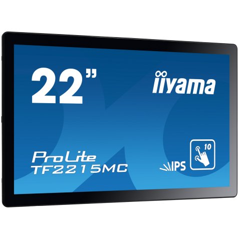 iiyama ProLite TF2215MC-B2 computer monitor 54,6 cm (21.5") 1920 x 1080 Pixels Full HD LED Touchscreen Multi-gebruiker Zwart