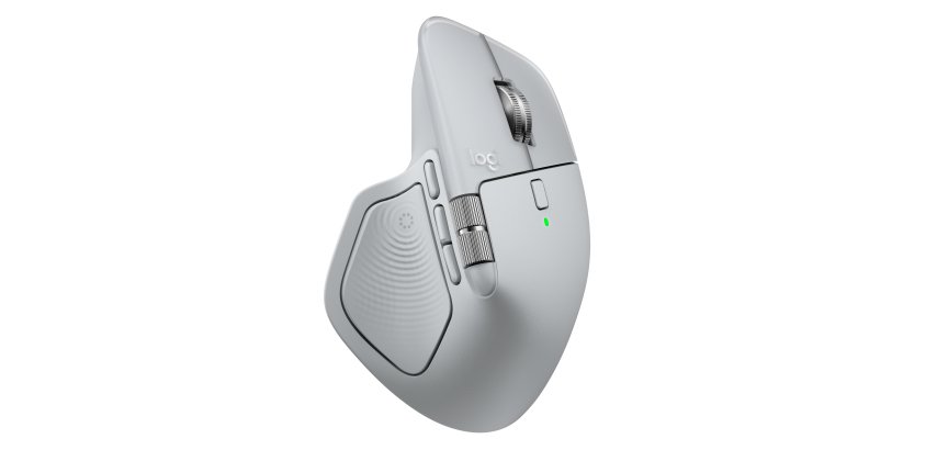 Logitech MX Master 4 Right-Handed Office Mouse RF Wireless + Bluetooth Laser 8000 DPI