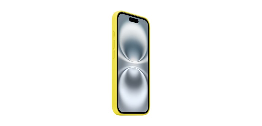 Apple Funda de silicona con MagSafe para el iPhone 16 - Amarillo carambola