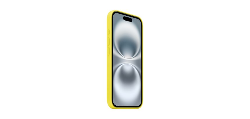 Apple Funda de silicona con MagSafe para el iPhone 16 - Amarillo carambola
