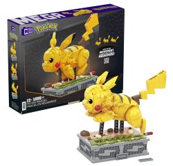 MEGA Pokémon Motion Pikachu Building Brick Set with Mechanized Motion (1095 Pieces)