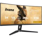 iiyama G-MASTER GCB3486WQSCP-B1 computer monitor 86,4 cm (34") 3440 x 1440 Pixels UltraWide Quad HD Zwart