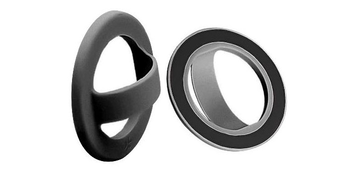Celly MAGFINGERBK supporto per personal communication Supporto passivo Telefono cellulare/smartphone Nero