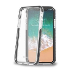 Celly HEXAGON900BK custodia per cellulare Cover Nero, Trasparente