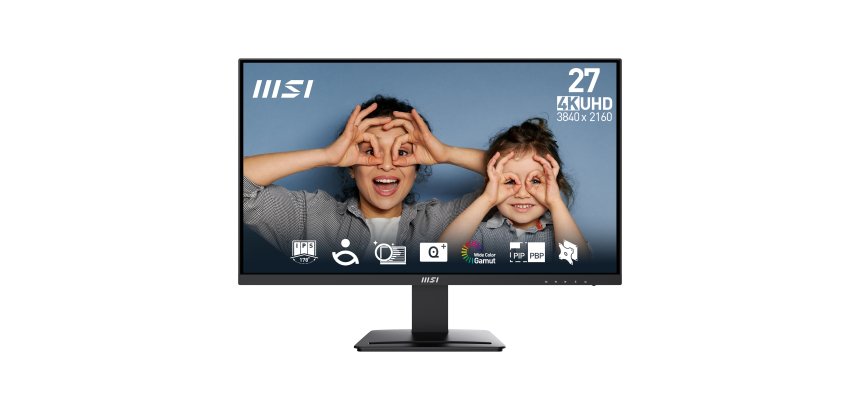 MSI Pro MP273U Monitor PC 68,6 cm (27") 3840 x 2160 Pixel 4K Ultra HD Nero