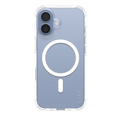 PanzerGlass CARE by ® Fashionable Case Samba Transparent w. White MagSafe iPhone 17 coque de protection pour téléphones portables Housse